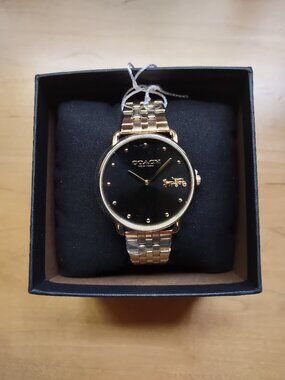 GRADUATION PRESENT? COACH Gold-Tone Stainless Steel Bracelet Watch 36mm
